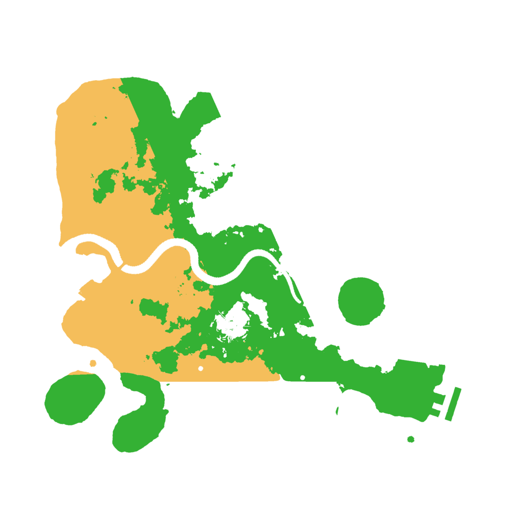 Biome Rust Map: Procedural Map, Size: 3000, Seed: 1182352409