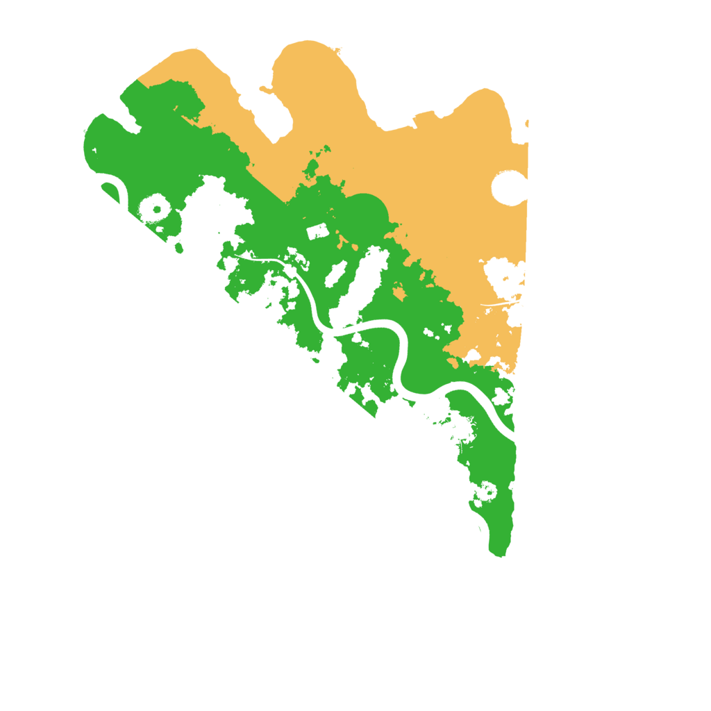 Biome Rust Map: Procedural Map, Size: 3700, Seed: 686183240