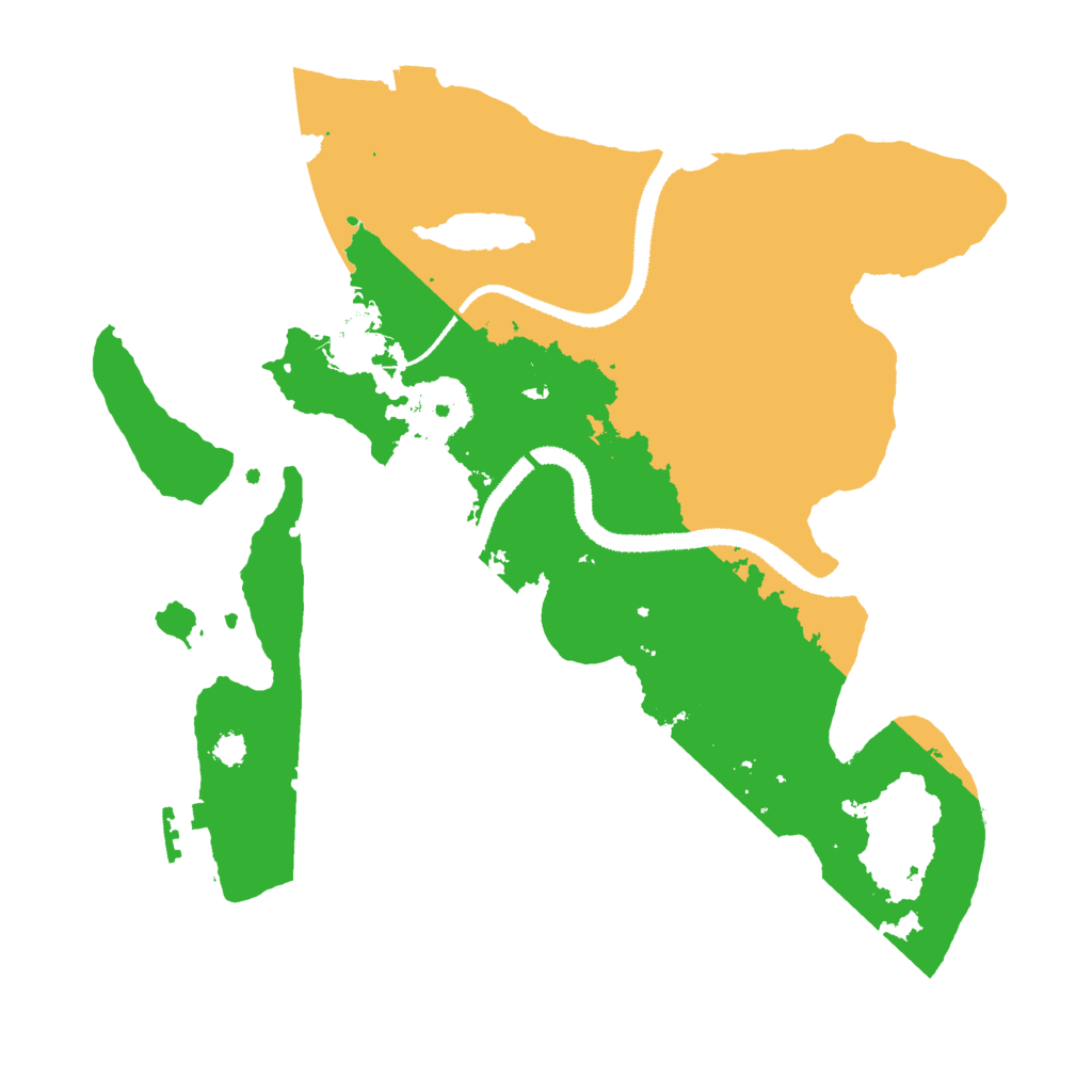 Biome Rust Map: Procedural Map, Size: 3000, Seed: 648178