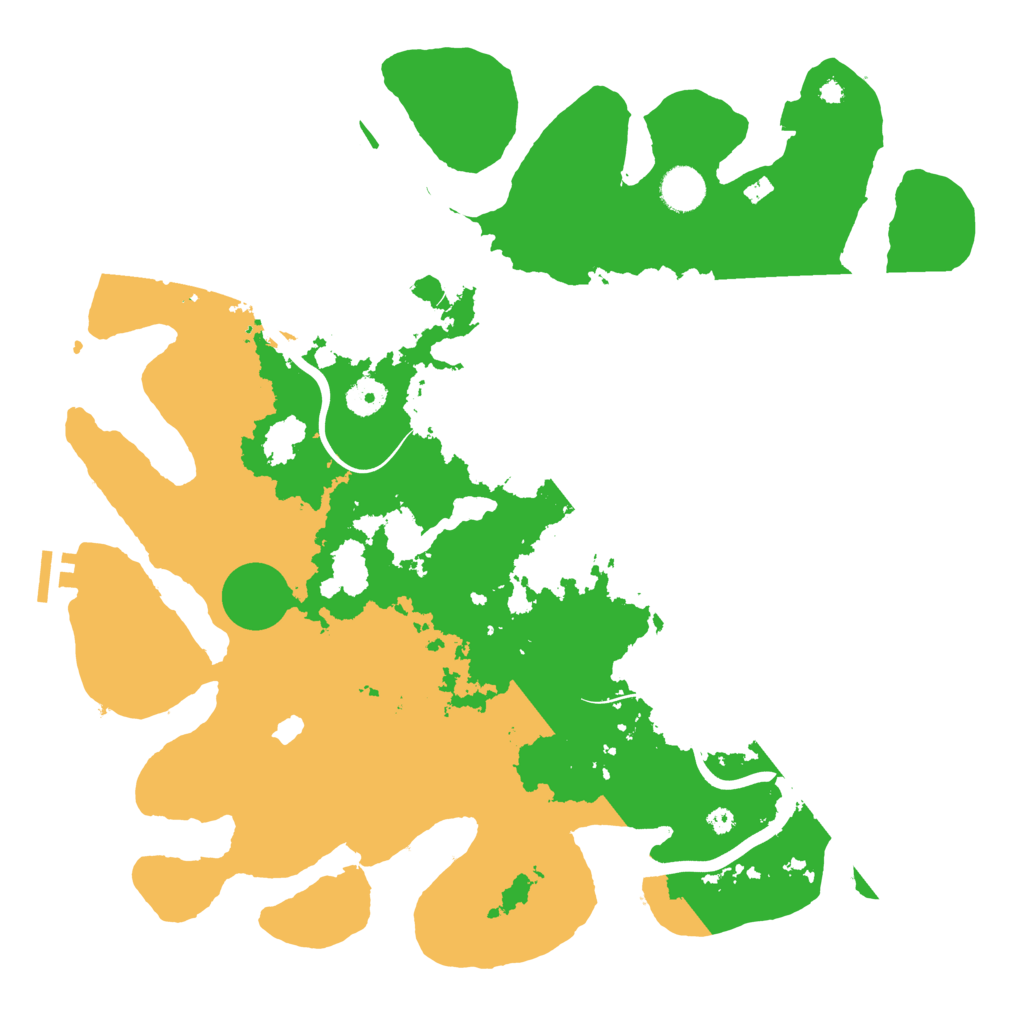 Biome Rust Map: Procedural Map, Size: 4000, Seed: 90801