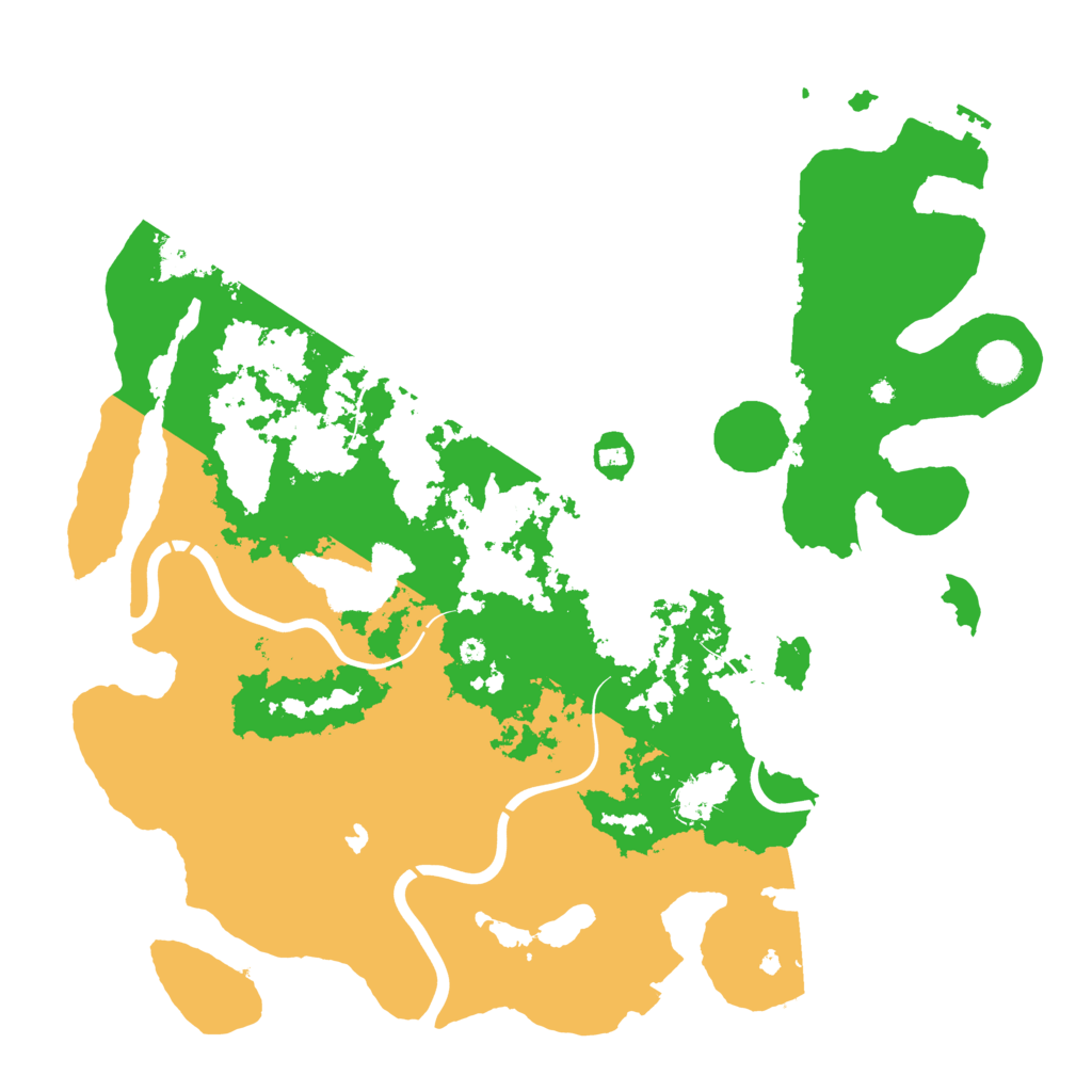 Biome Rust Map: Procedural Map, Size: 4300, Seed: 861157765