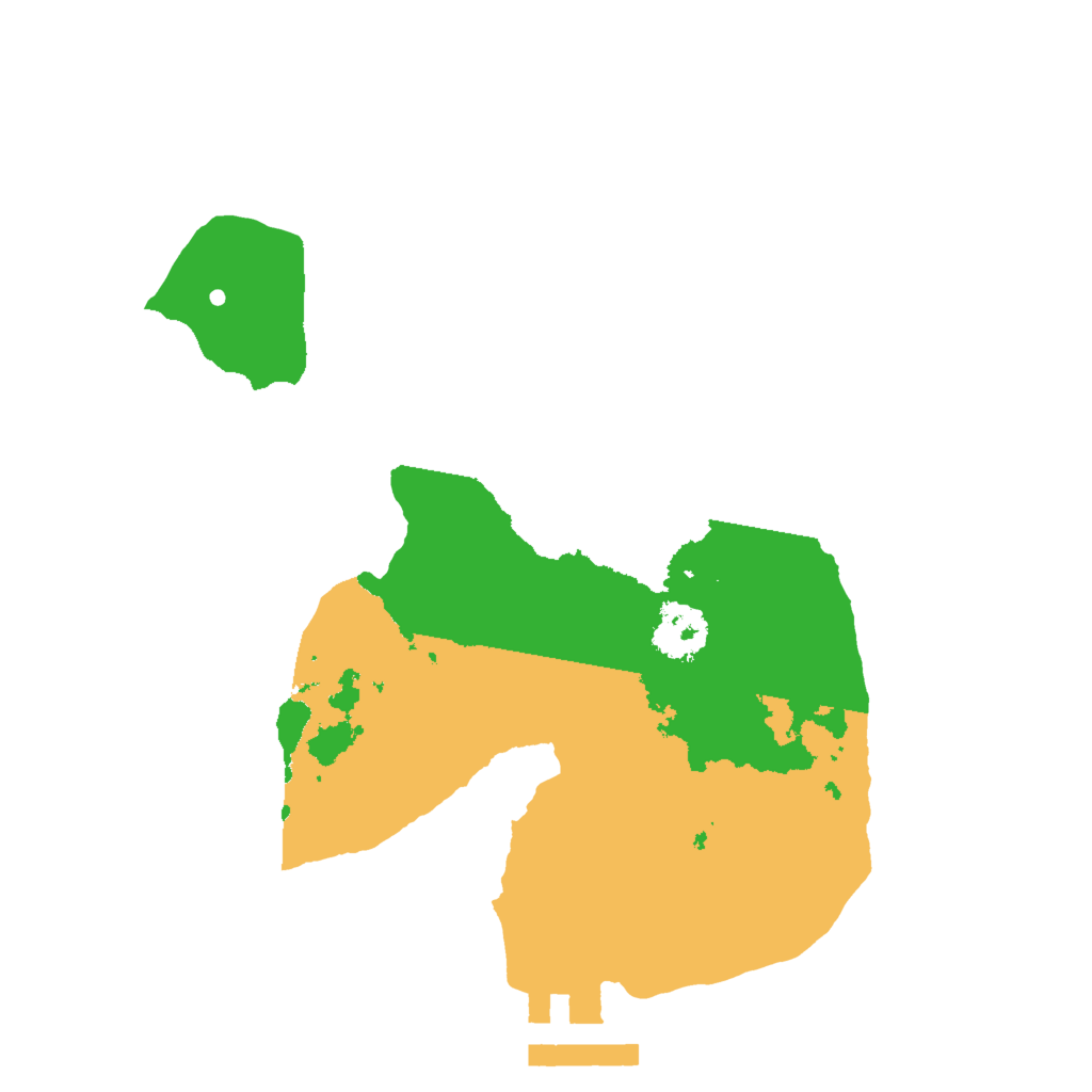 Biome Rust Map: Procedural Map, Size: 2000, Seed: 1749392504