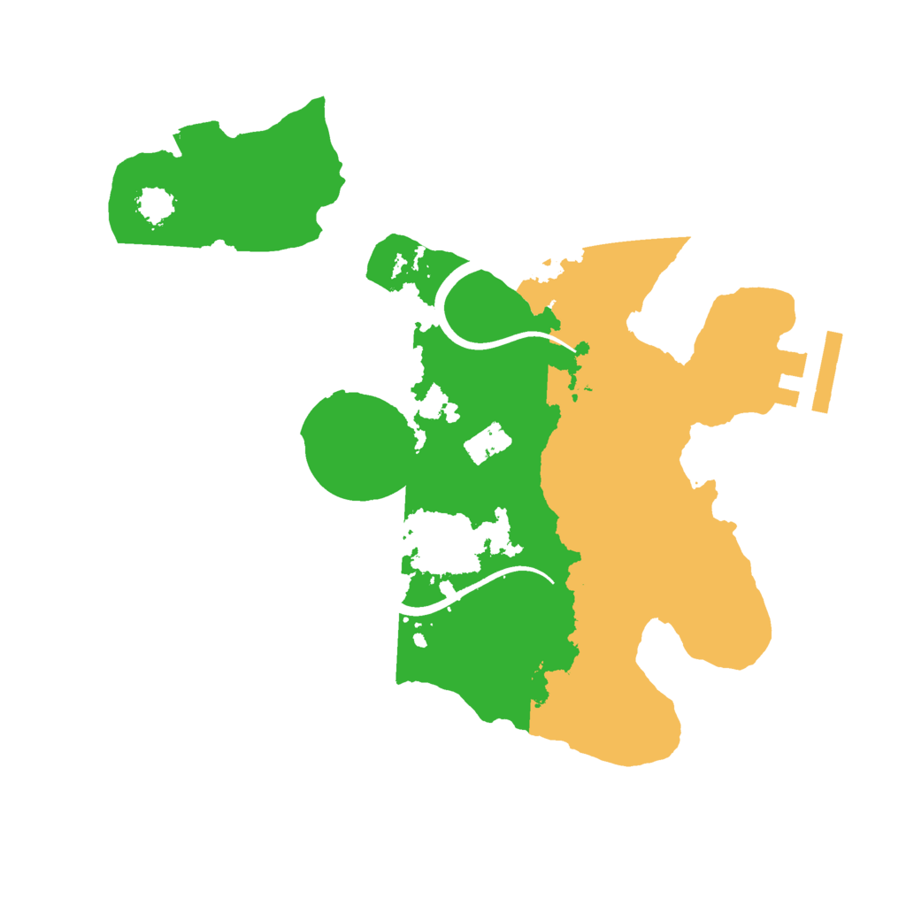 Biome Rust Map: Procedural Map, Size: 2250, Seed: 808