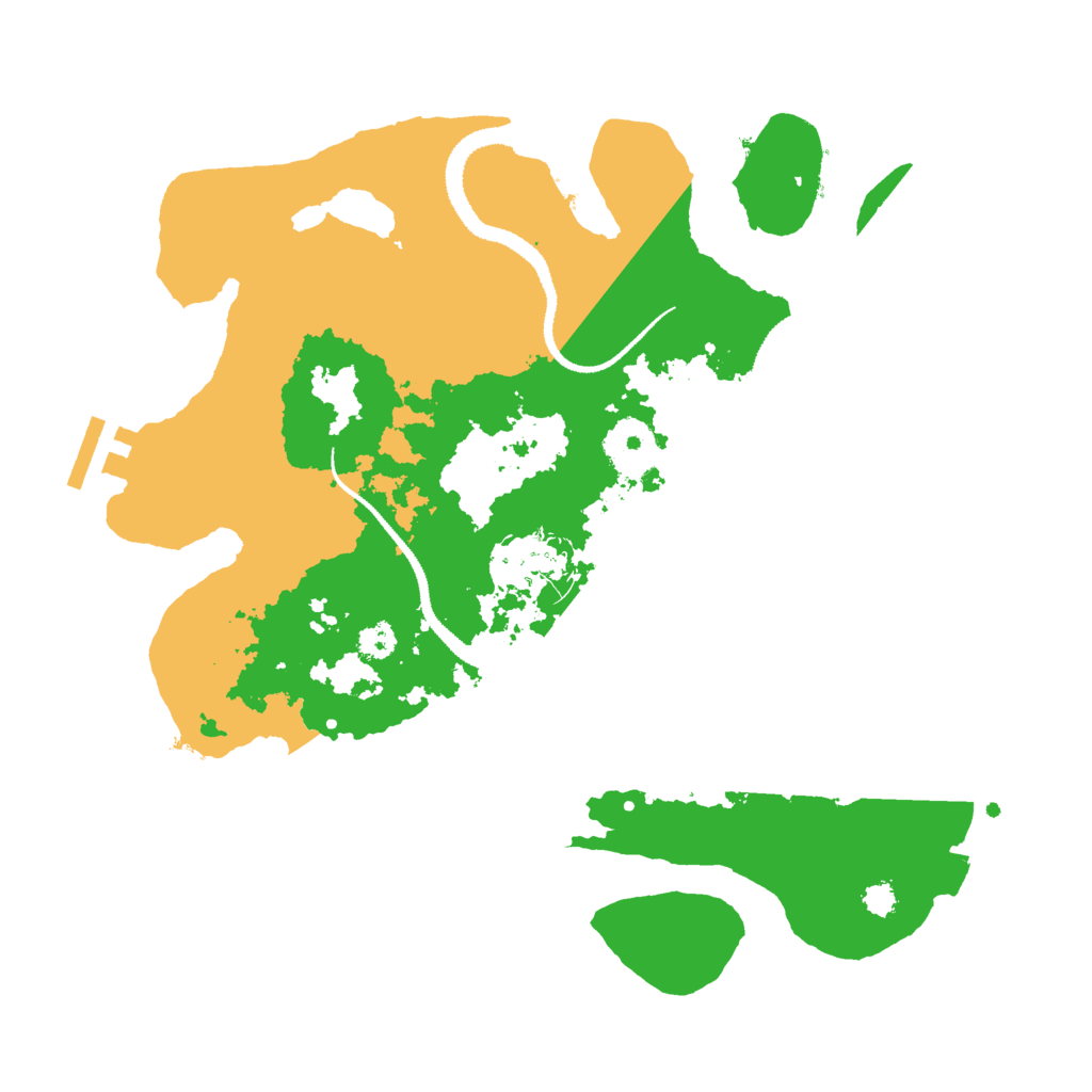 Biome Rust Map: Procedural Map, Size: 3000, Seed: 574847286