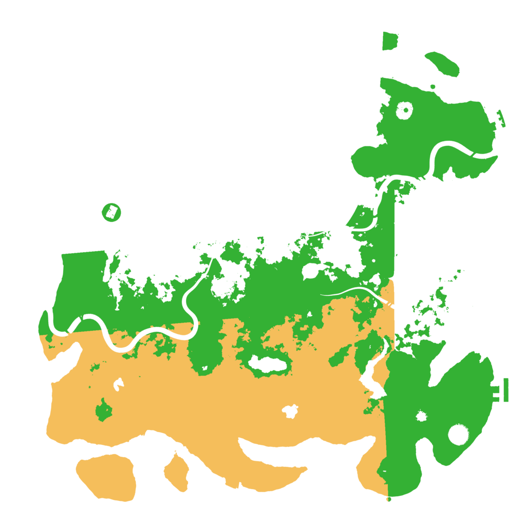 Biome Rust Map: Procedural Map, Size: 4500, Seed: 62826282
