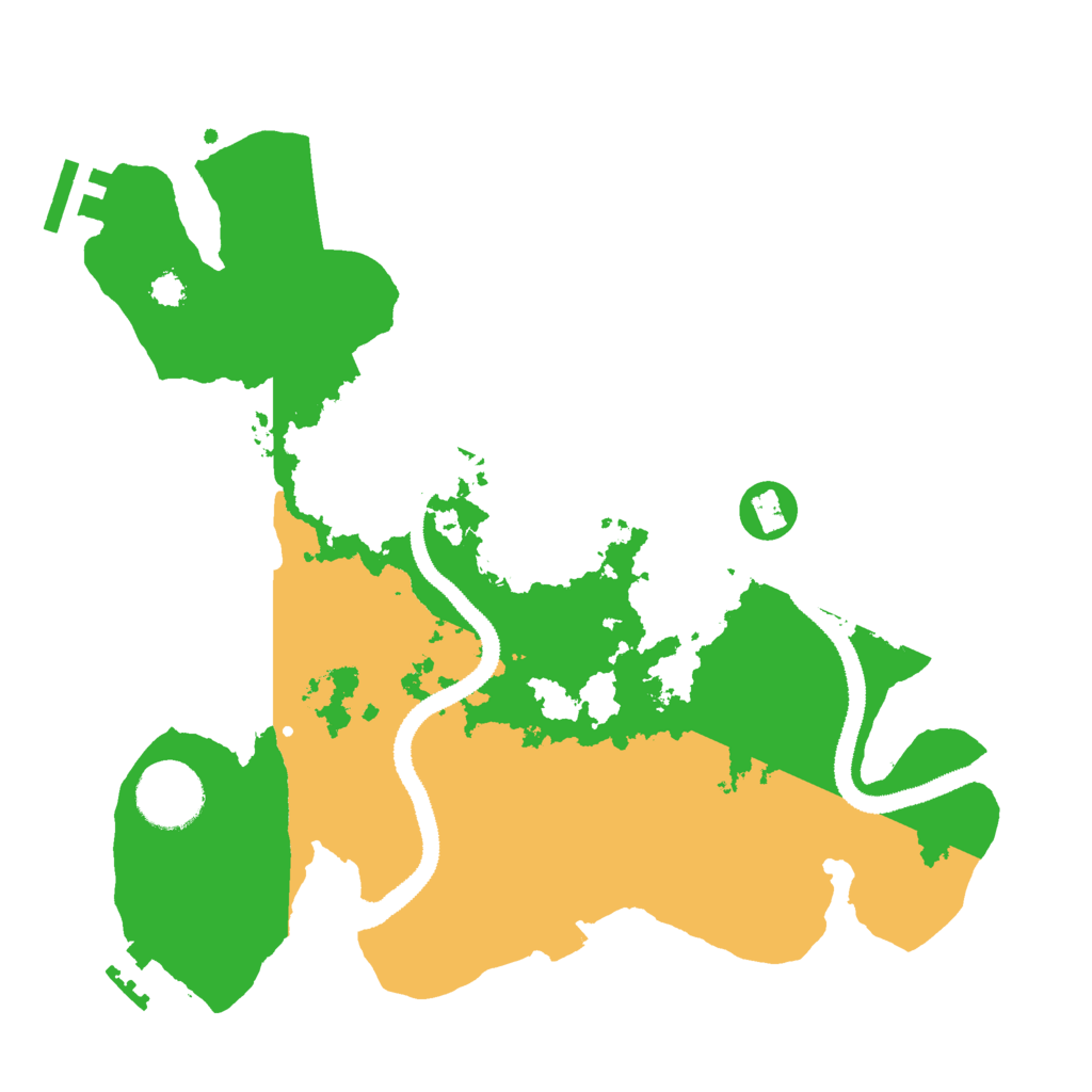 Biome Rust Map: Procedural Map, Size: 3000, Seed: 356333895