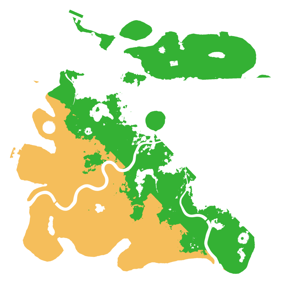 Biome Rust Map: Procedural Map, Size: 4000, Seed: 1452134916