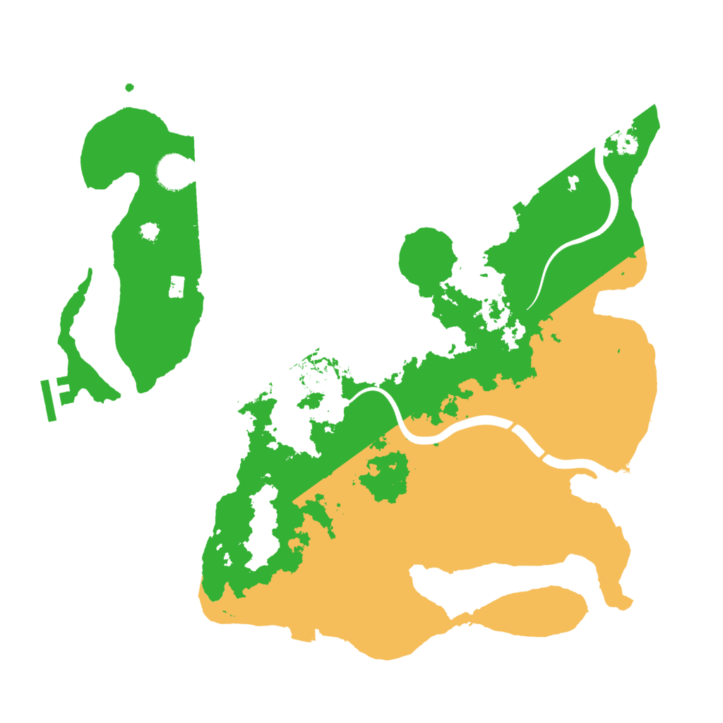Biome Rust Map: Procedural Map, Size: 3500, Seed: 1188253721