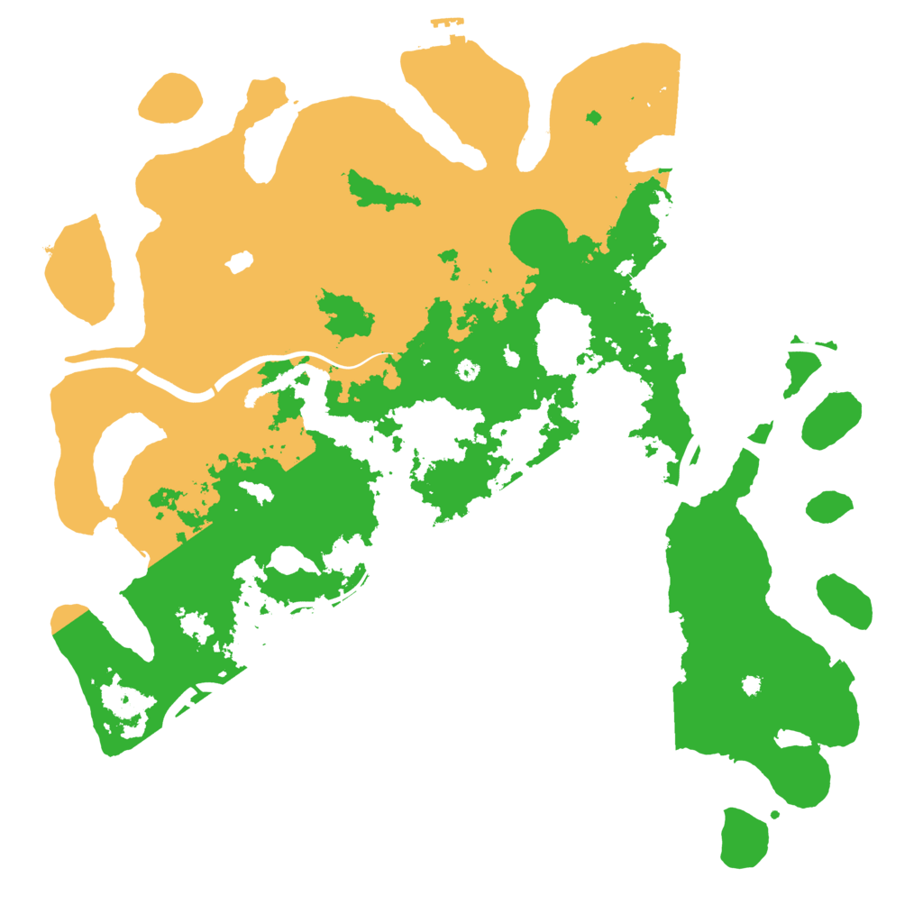 Biome Rust Map: Procedural Map, Size: 4250, Seed: 1388983562