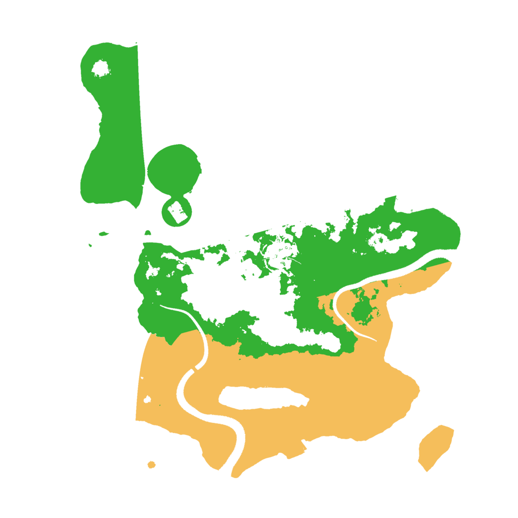 Biome Rust Map: Procedural Map, Size: 2800, Seed: 1621468182