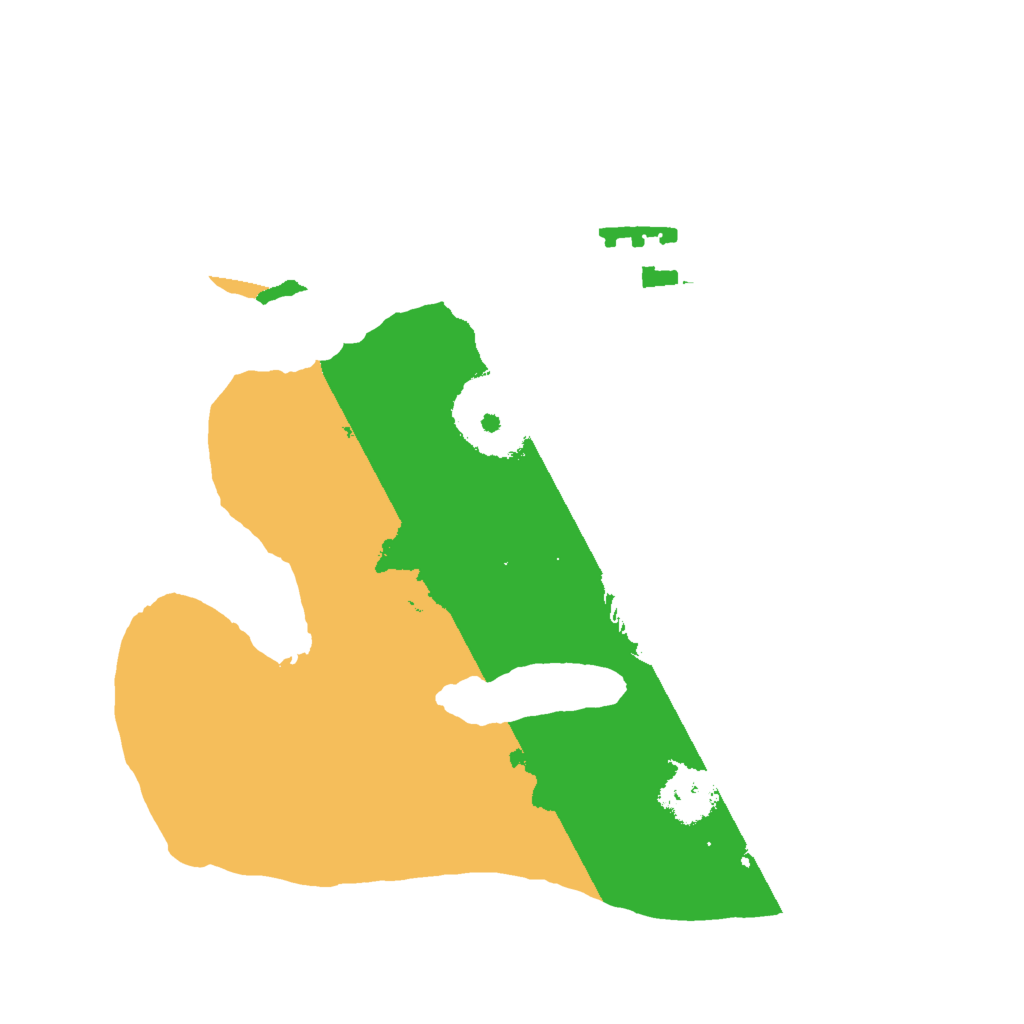 Biome Rust Map: Procedural Map, Size: 2000, Seed: 51018