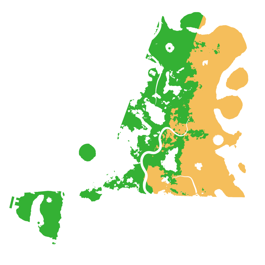Biome Rust Map: Procedural Map, Size: 4500, Seed: 482458
