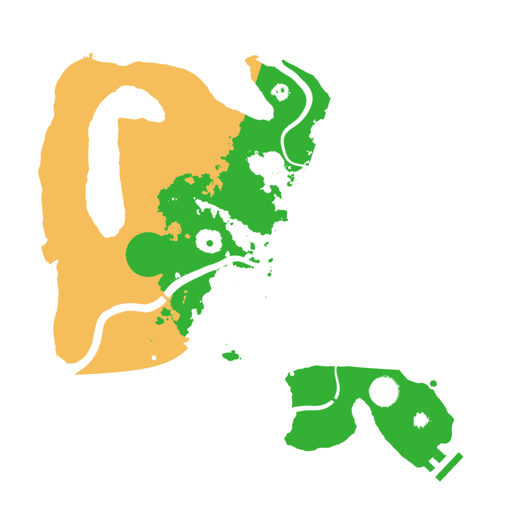 Biome Rust Map: Procedural Map, Size: 3000, Seed: 1049736