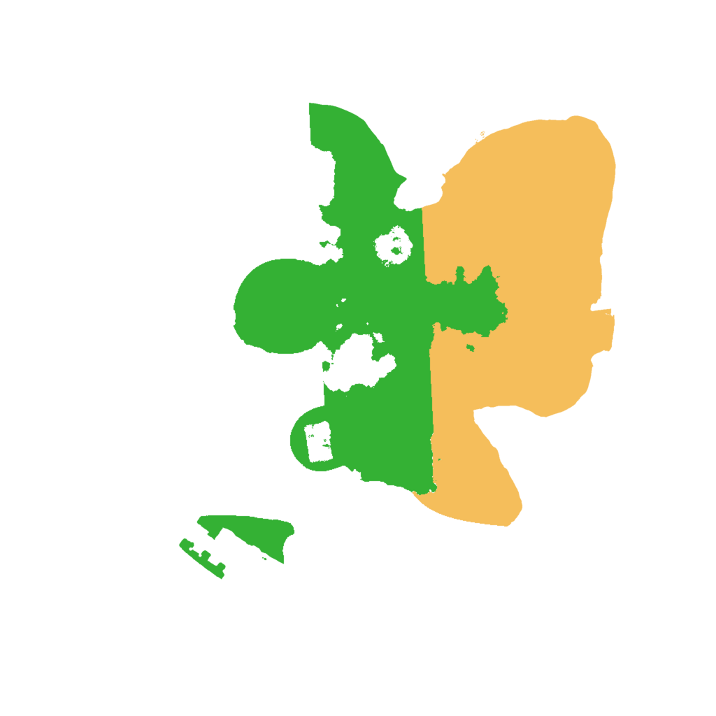 Biome Rust Map: Procedural Map, Size: 2000, Seed: 3750