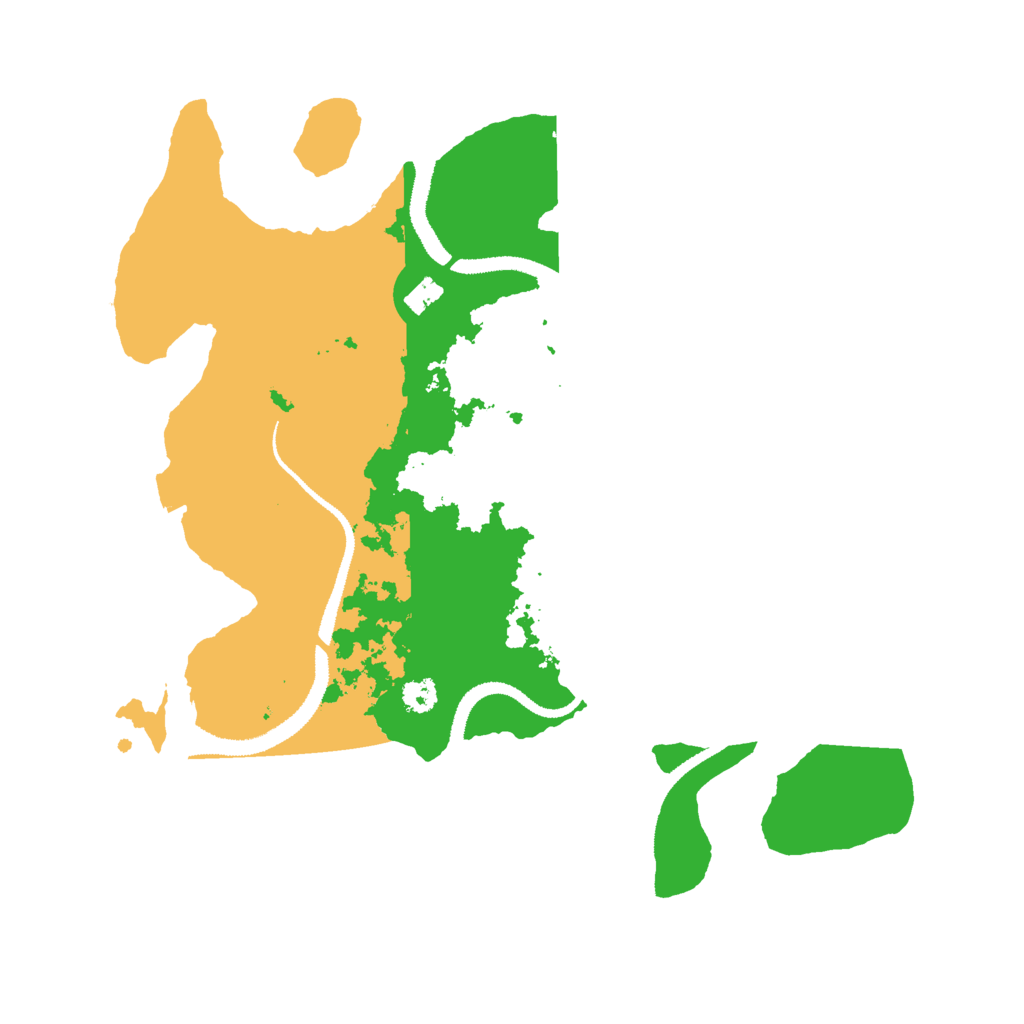 Biome Rust Map: Procedural Map, Size: 3000, Seed: 1407673080