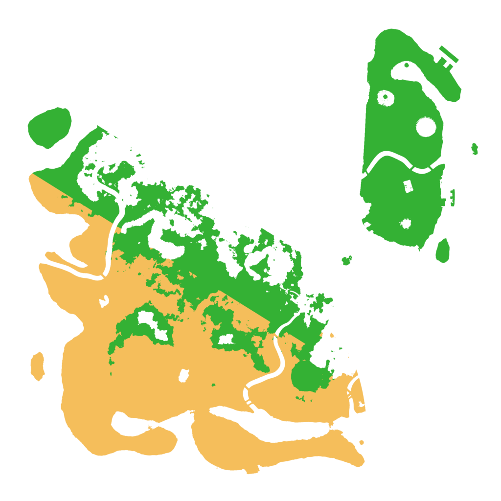 Biome Rust Map: Procedural Map, Size: 4500, Seed: 3654741
