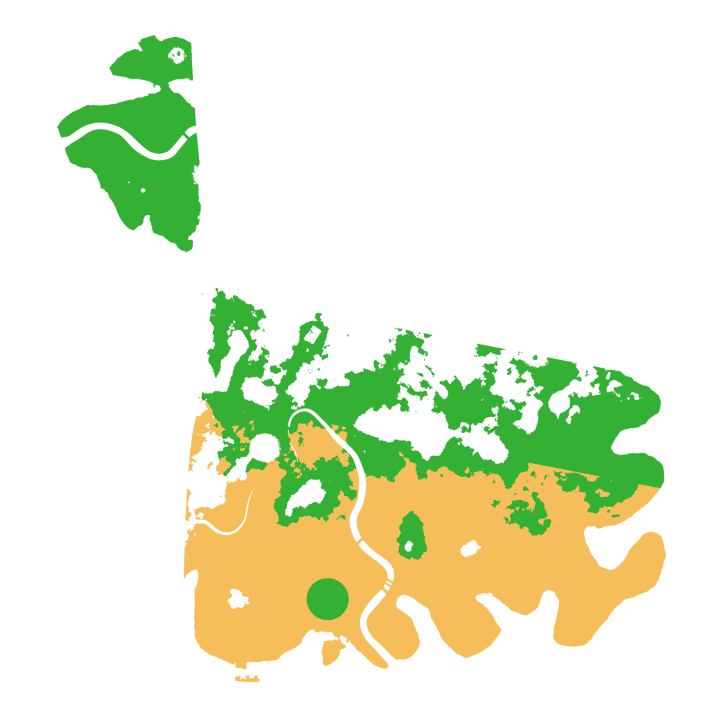 Biome Rust Map: Procedural Map, Size: 4500, Seed: 20250669