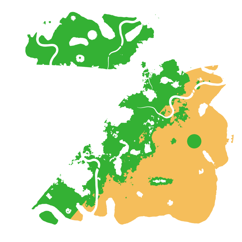 Biome Rust Map: Procedural Map, Size: 4500, Seed: 421325678