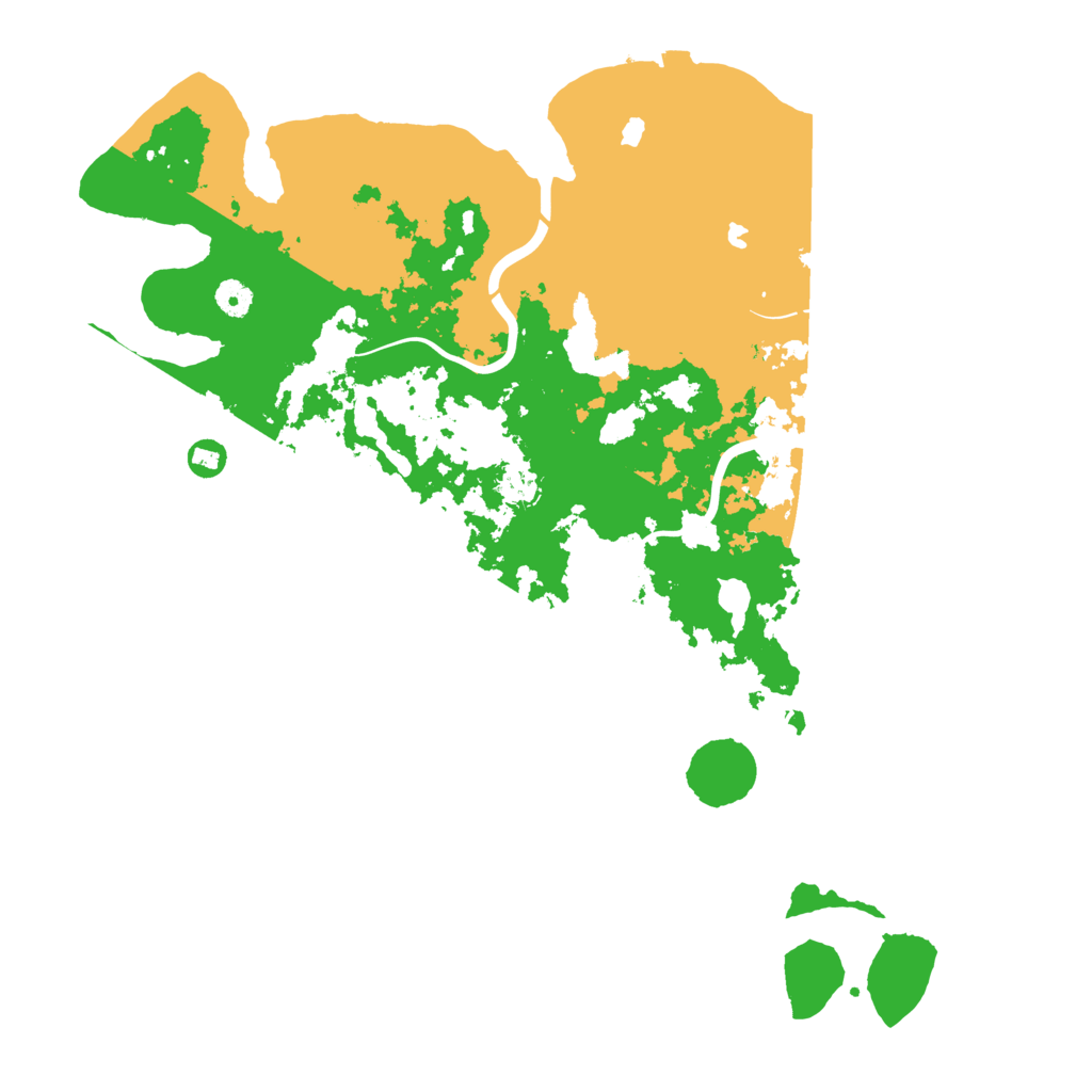 Biome Rust Map: Procedural Map, Size: 4500, Seed: 42202506