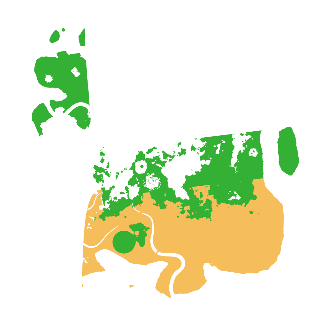 Biome Rust Map: Procedural Map, Size: 3700, Seed: 41320689
