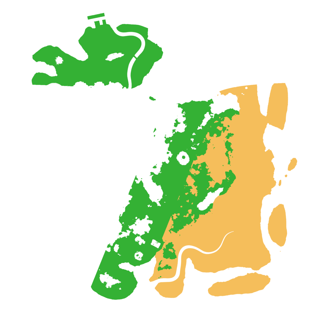 Biome Rust Map: Procedural Map, Size: 3750, Seed: 421959117