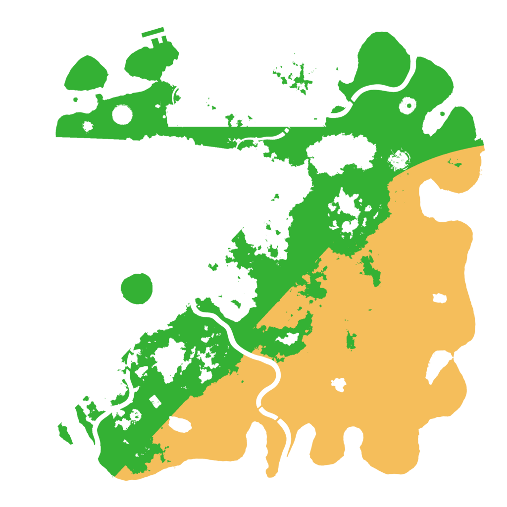 Biome Rust Map: Procedural Map, Size: 4500, Seed: 119219158