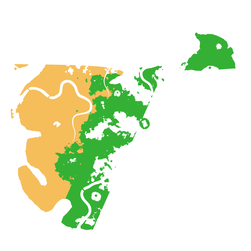 Biome Rust Map: Procedural Map, Size: 4000, Seed: 727926192
