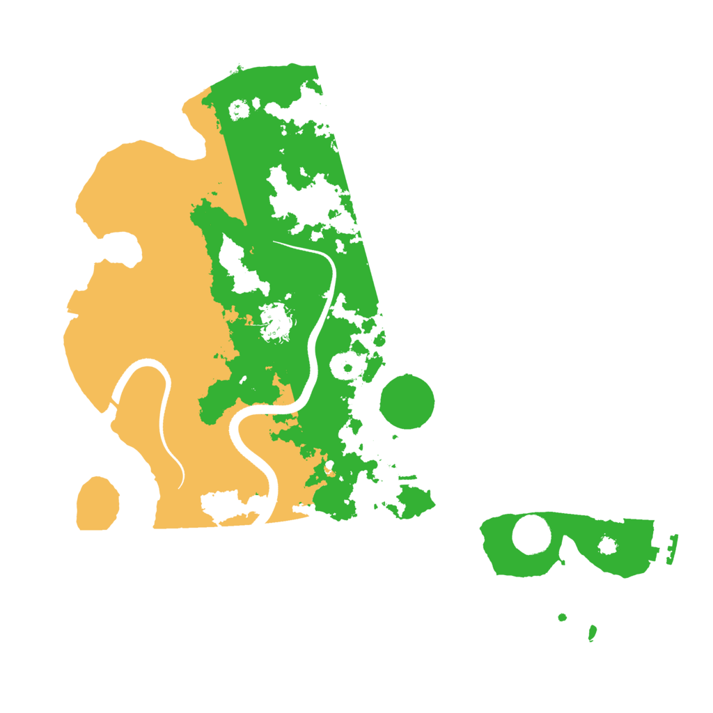 Biome Rust Map: Procedural Map, Size: 3500, Seed: 34668919