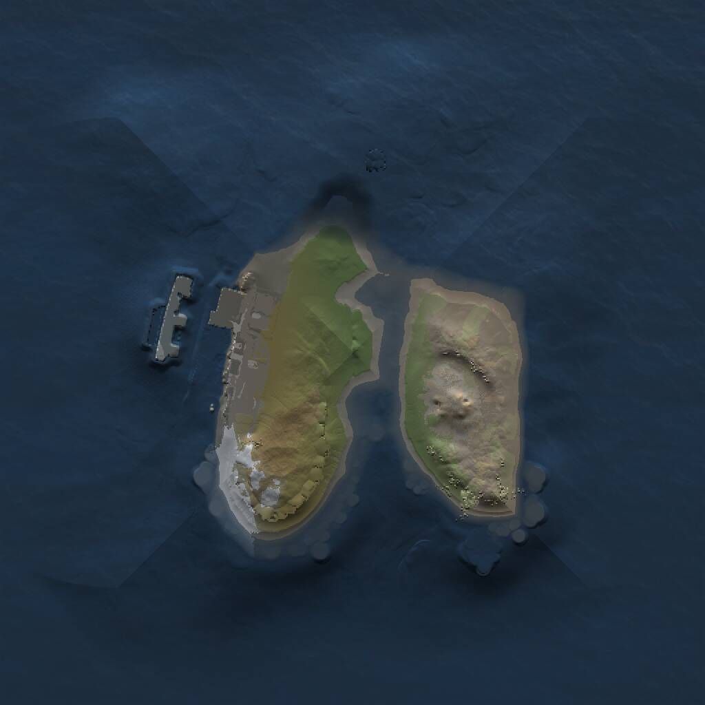 Rust Map: Procedural Map, Size: 1250, Seed: 37559948, 2 Monuments