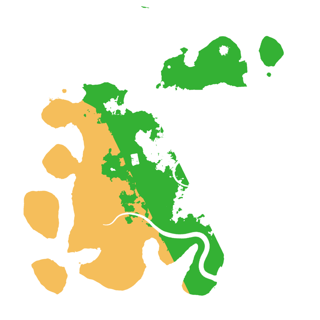Biome Rust Map: Procedural Map, Size: 2999, Seed: 1690454019