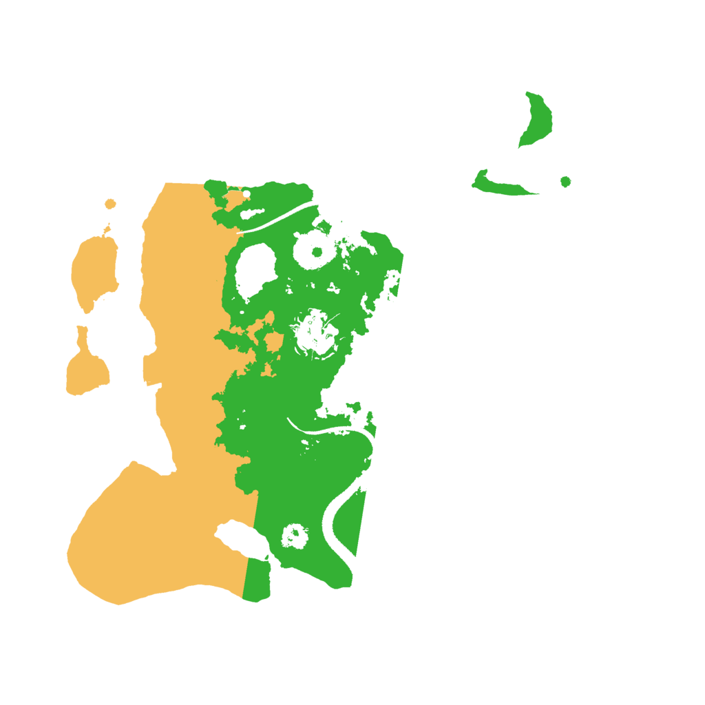 Biome Rust Map: Procedural Map, Size: 2700, Seed: 1533699331