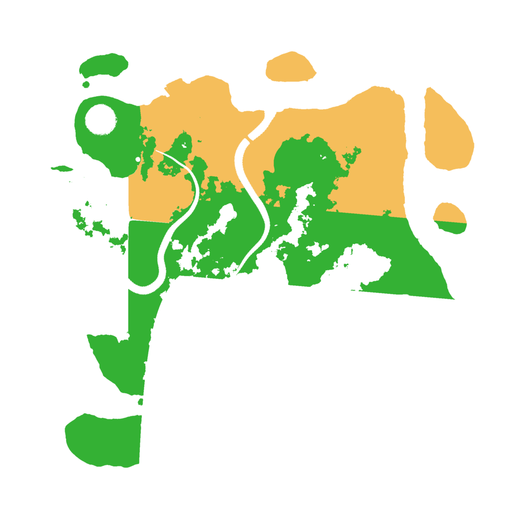Biome Rust Map: Procedural Map, Size: 3000, Seed: 2048918548