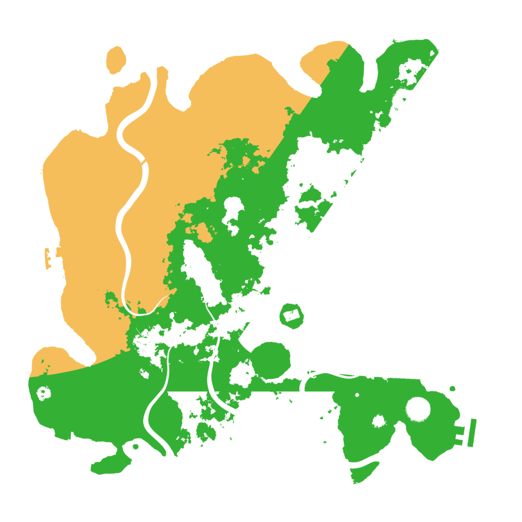 Biome Rust Map: Procedural Map, Size: 3750, Seed: 648247