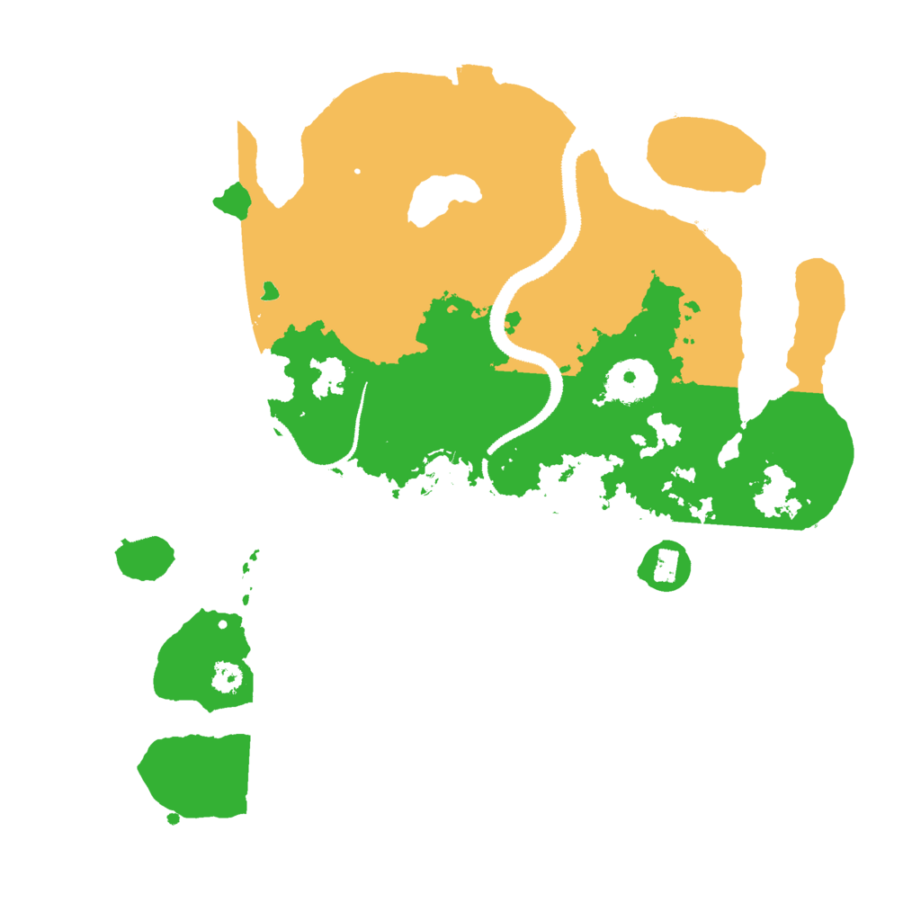 Biome Rust Map: Procedural Map, Size: 3000, Seed: 23102