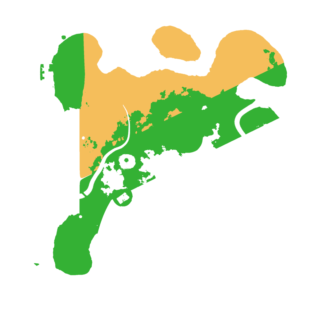 Biome Rust Map: Procedural Map, Size: 3000, Seed: 165400187