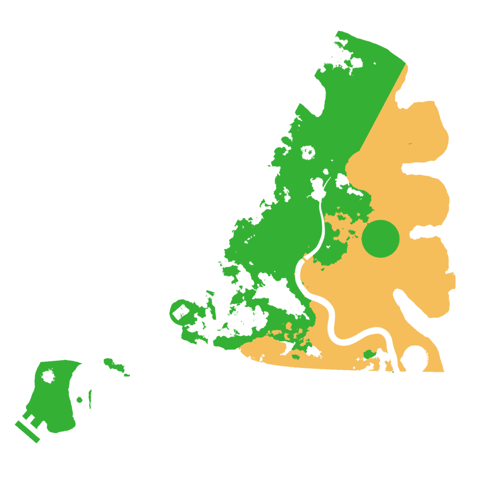 Biome Rust Map: Procedural Map, Size: 3500, Seed: 312782538