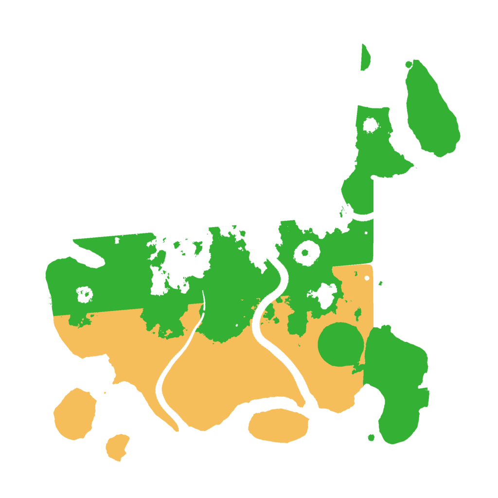 Biome Rust Map: Procedural Map, Size: 3000, Seed: 911667460