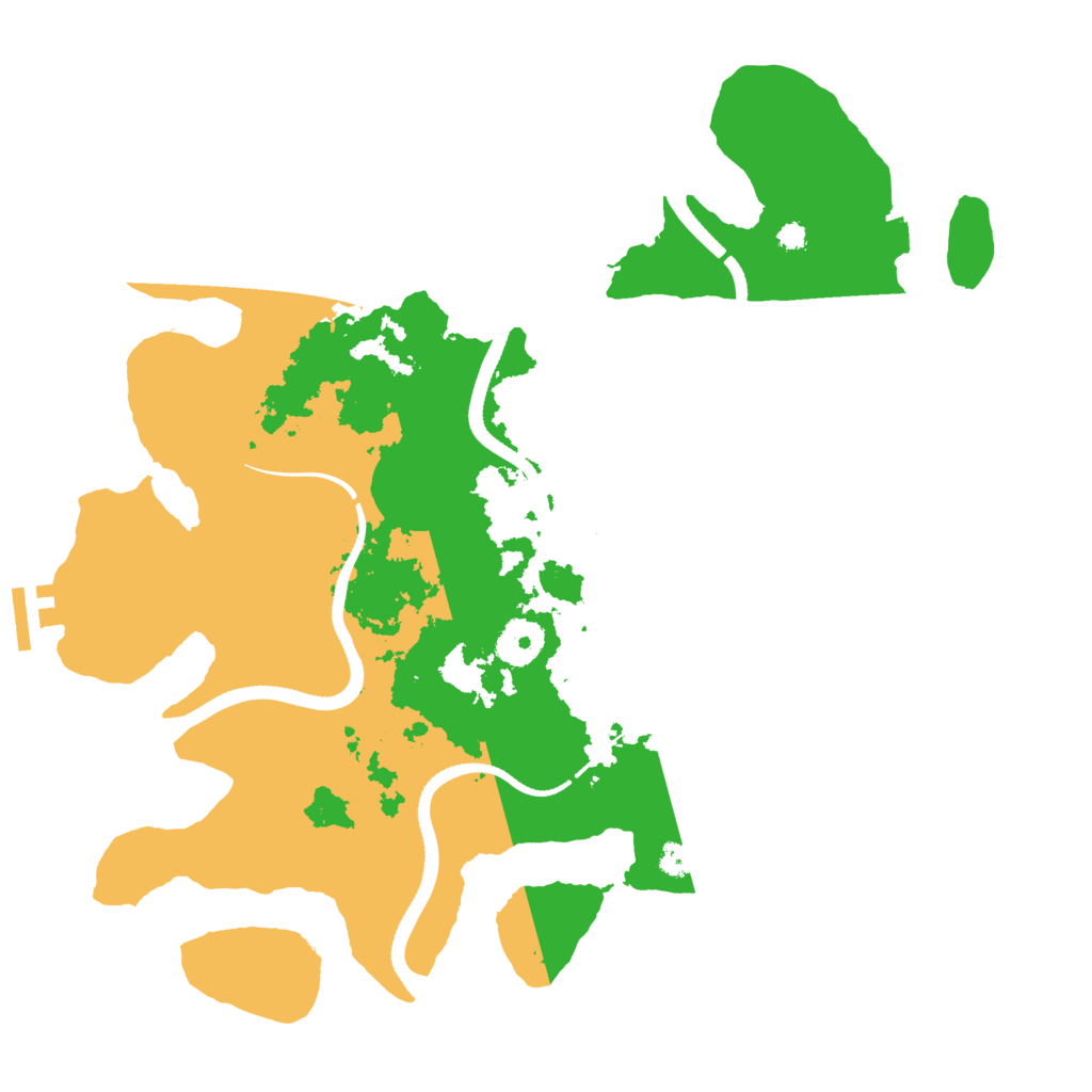 Biome Rust Map: Procedural Map, Size: 3500, Seed: 1589438839