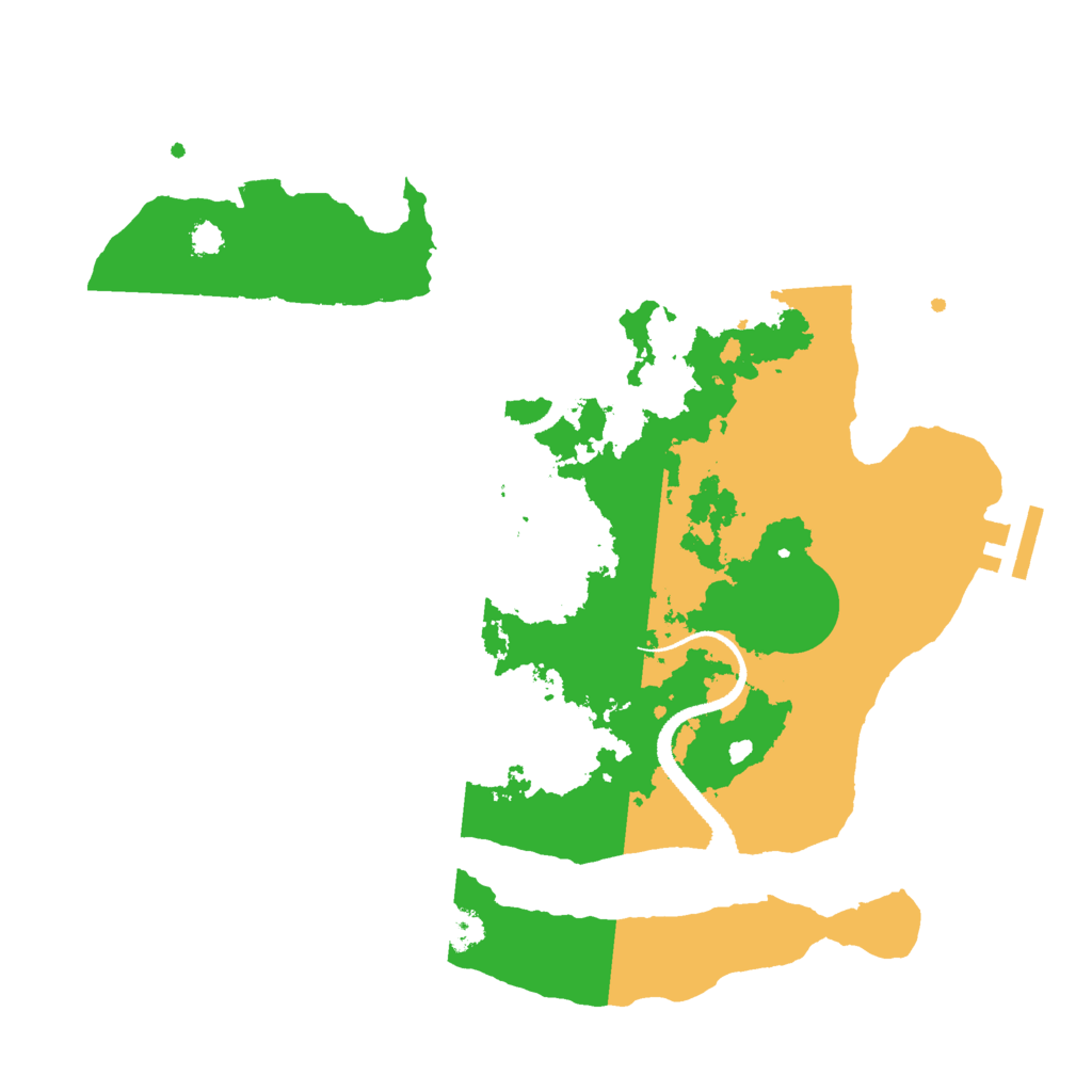 Biome Rust Map: Procedural Map, Size: 3000, Seed: 1498524895