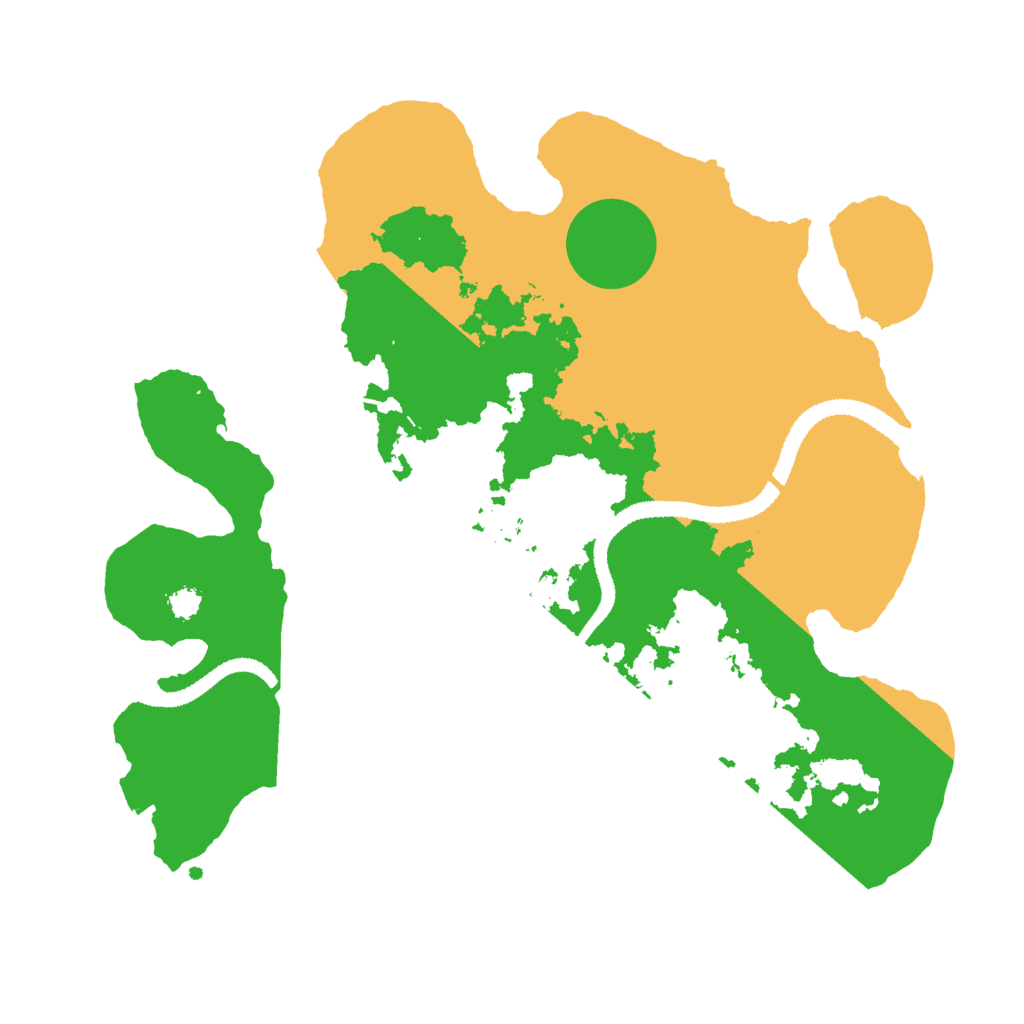 Biome Rust Map: Procedural Map, Size: 3000, Seed: 1769867645