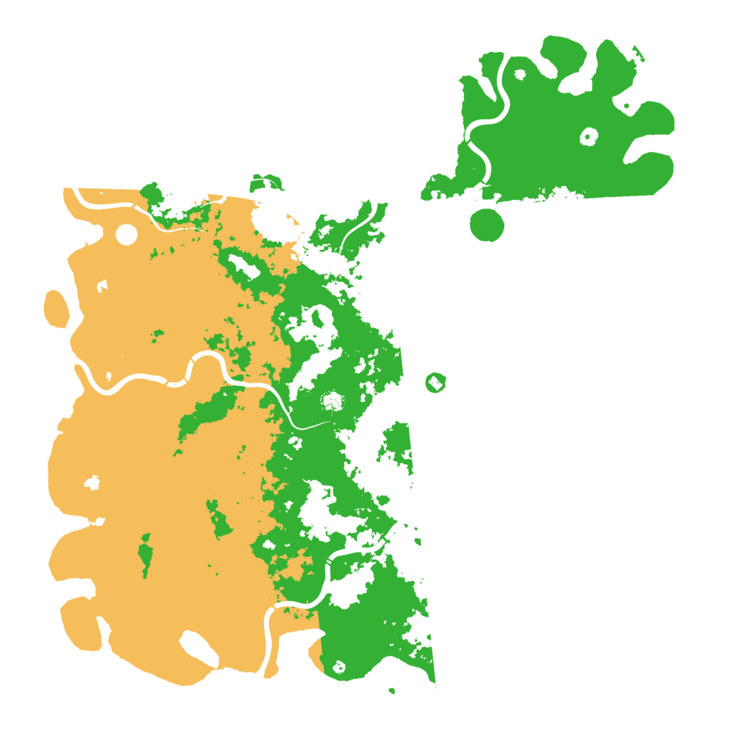 Biome Rust Map: Procedural Map, Size: 6000, Seed: 290525