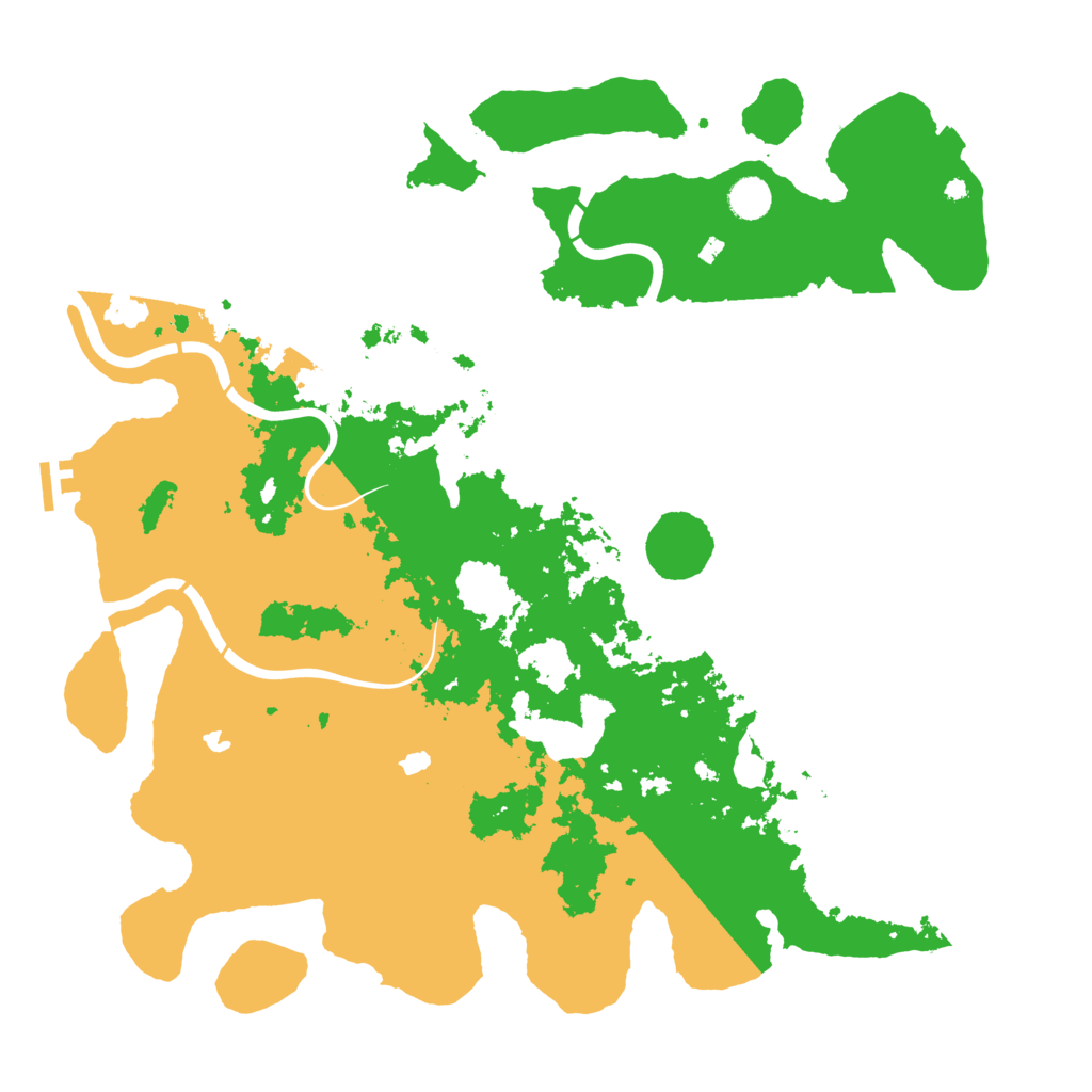 Biome Rust Map: Procedural Map, Size: 4500, Seed: 102061768
