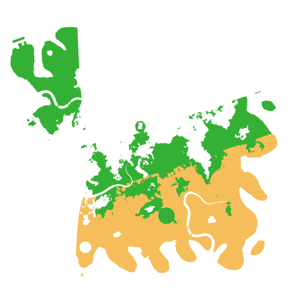 Biome Rust Map: Procedural Map, Size: 4700, Seed: 3555