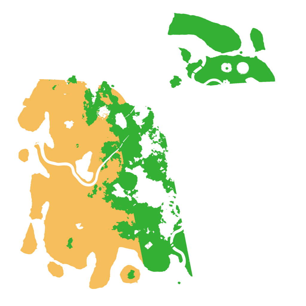 Biome Rust Map: Procedural Map, Size: 4500, Seed: 377437987
