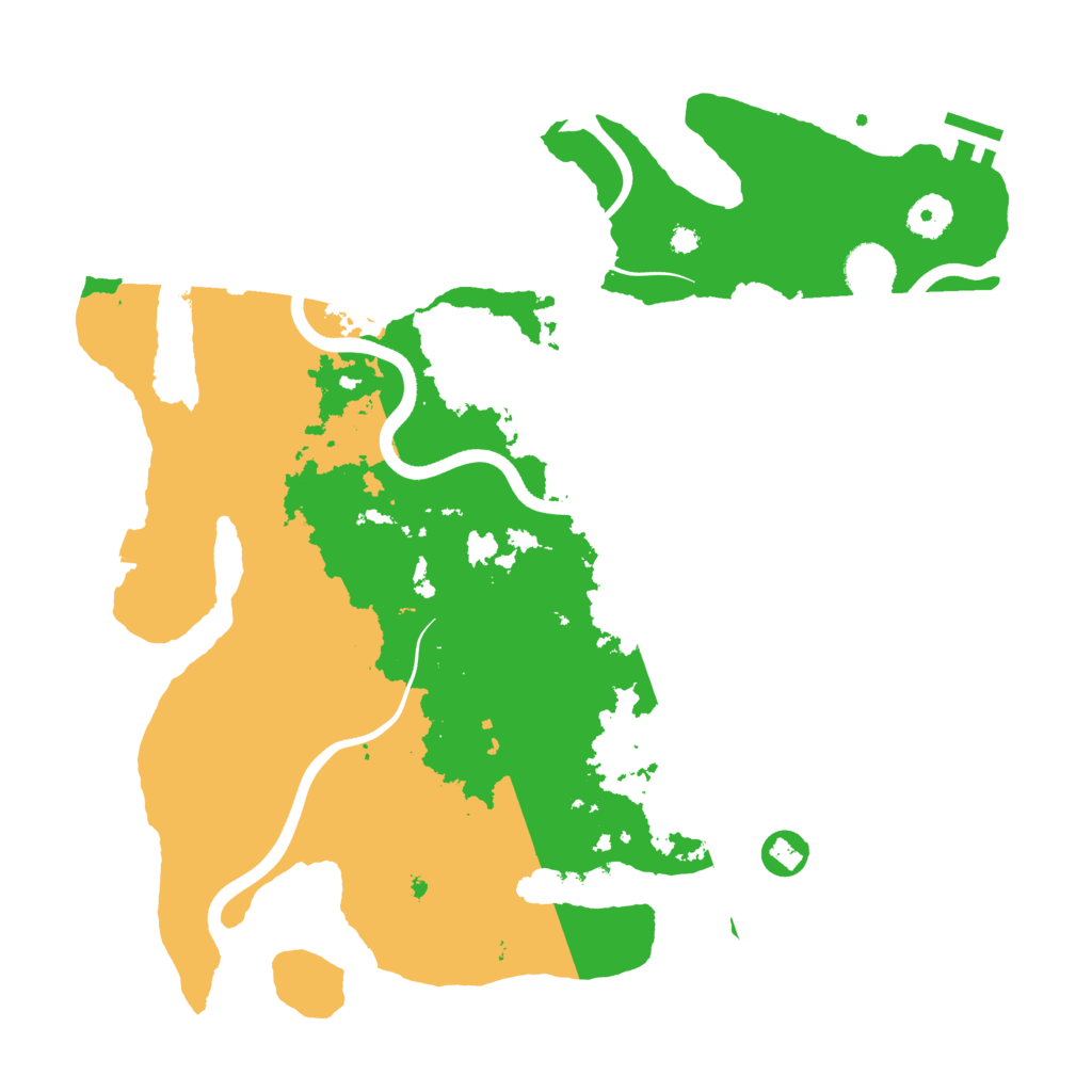 Biome Rust Map: Procedural Map, Size: 3750, Seed: 1432587489
