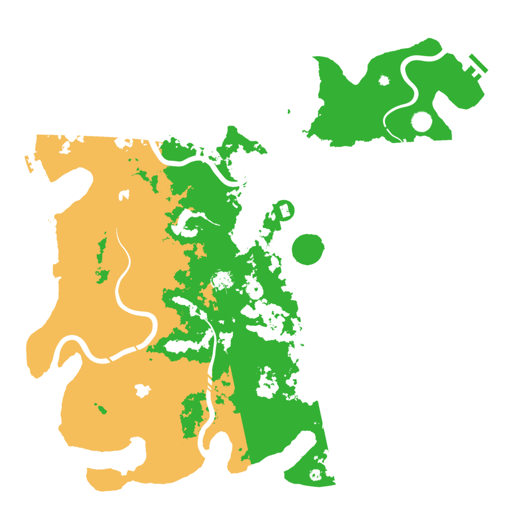 Biome Rust Map: Procedural Map, Size: 4500, Seed: 482140522