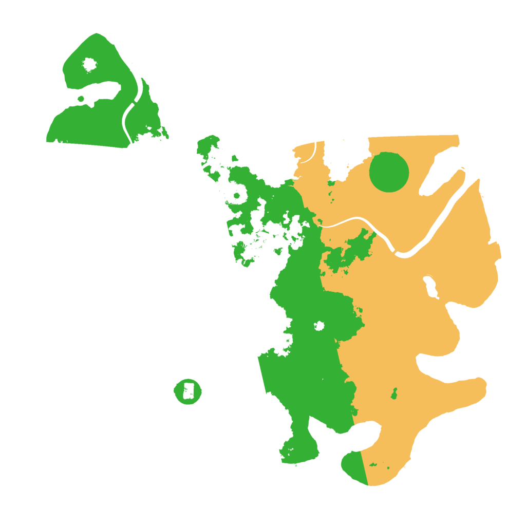 Biome Rust Map: Procedural Map, Size: 3500, Seed: 780096818
