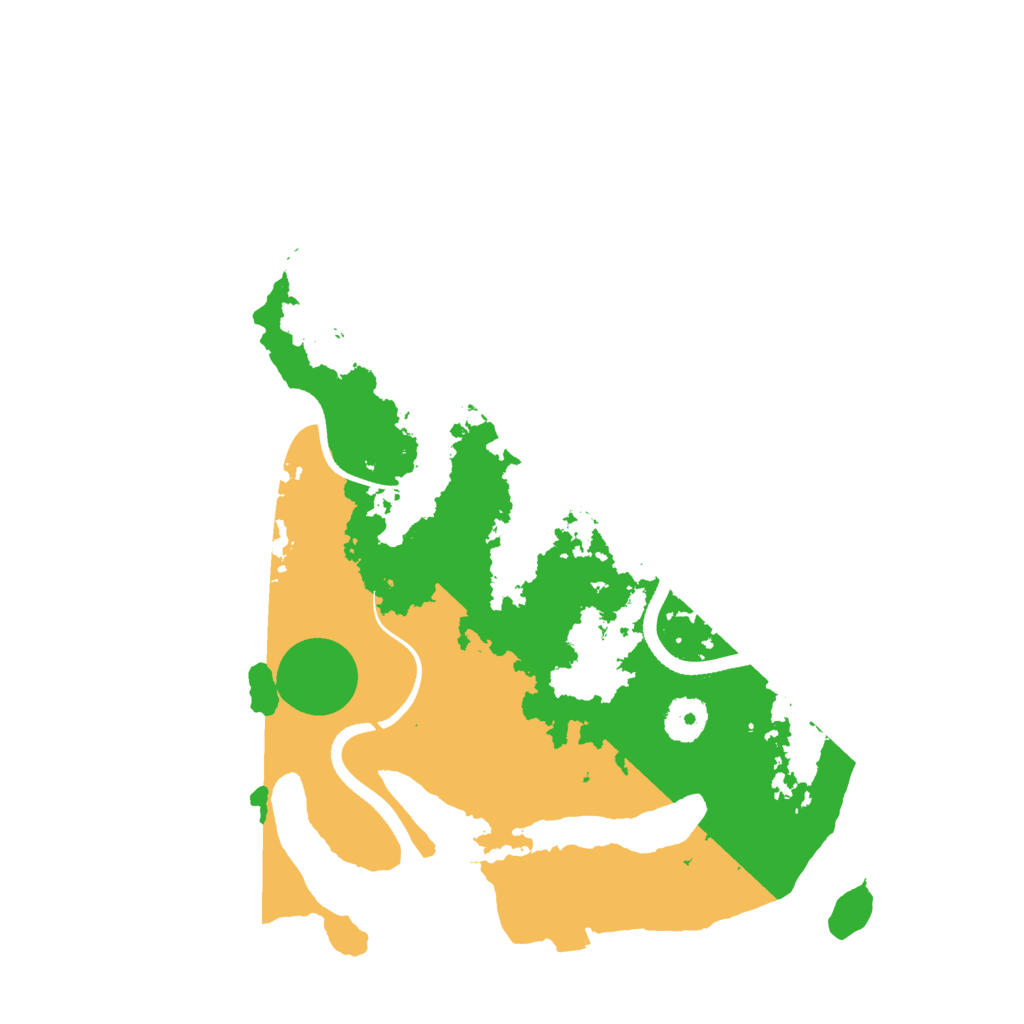 Biome Rust Map: Procedural Map, Size: 3500, Seed: 12414