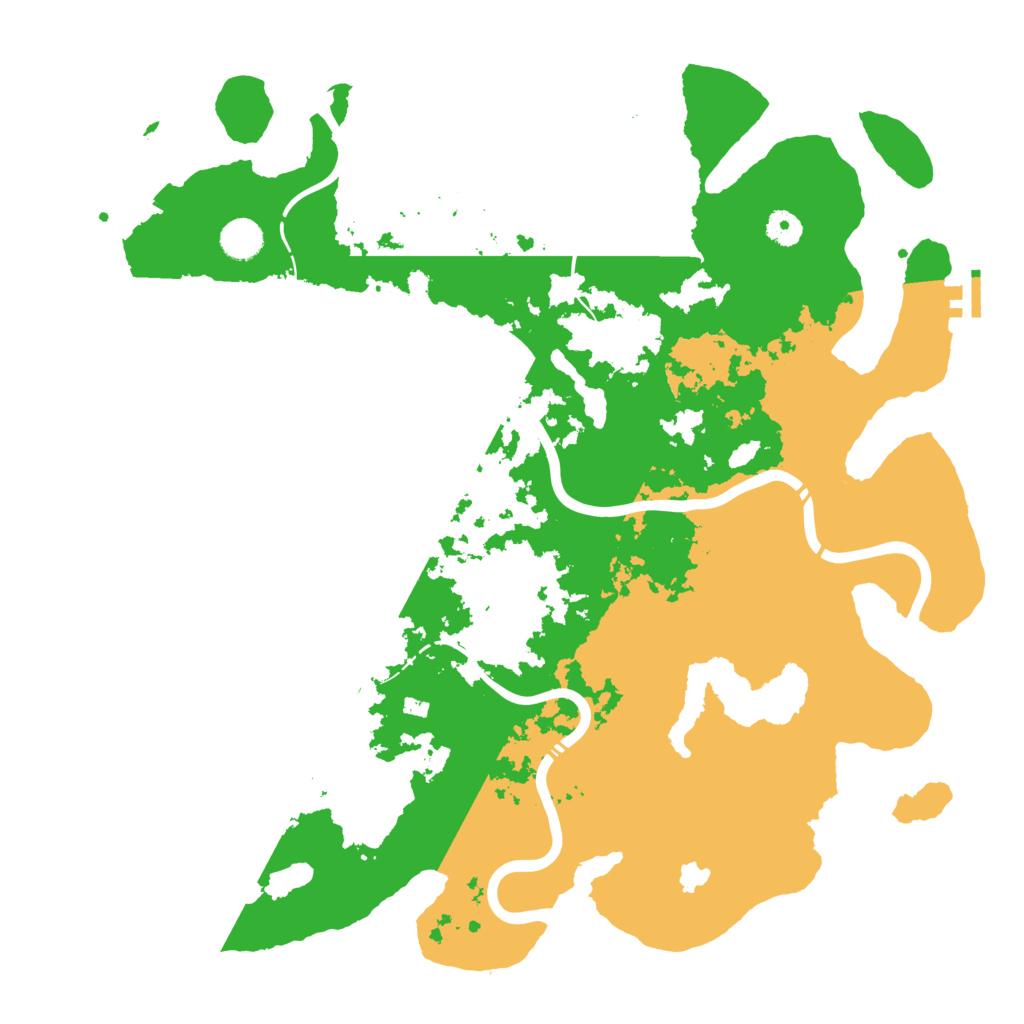 Biome Rust Map: Procedural Map, Size: 4350, Seed: 915966308