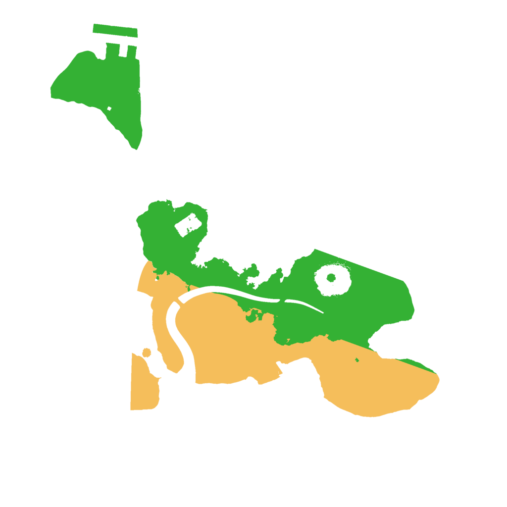 Biome Rust Map: Procedural Map, Size: 2250, Seed: 13084243